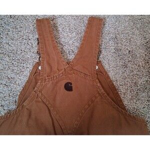Carhartt Short Overalls Shortalls Brown Toddler 4T